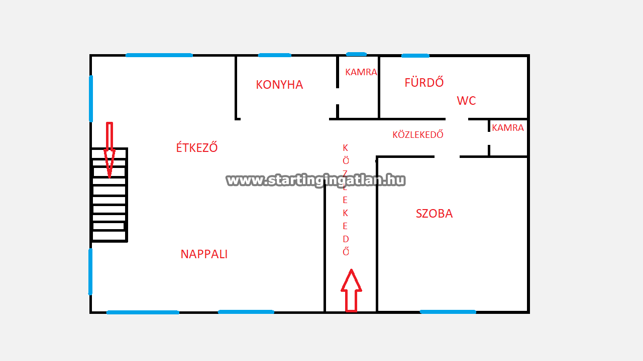Eladó Ikerház Budapest XVIII. kerület ingatlan alaprajz