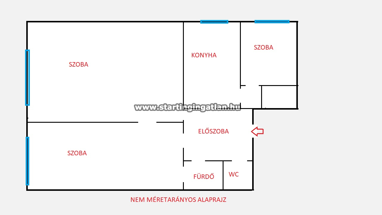 Kiadó Iroda Budapest XIV. kerület ingatlan alaprajz