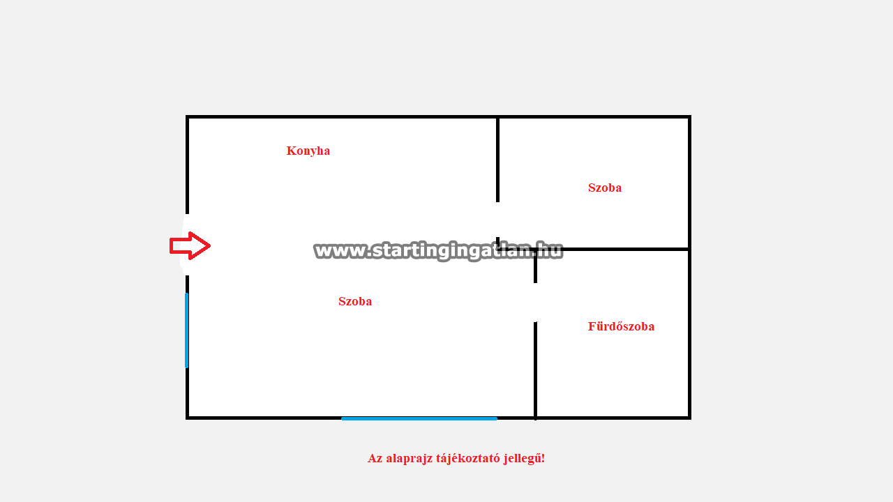 Eladó Tégla lakás Budapest III. kerület ingatlan alaprajz