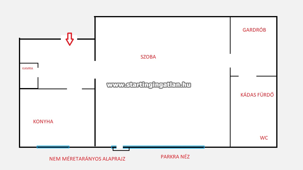 Eladó Tégla lakás Budapest XVI. kerület ingatlan alaprajz