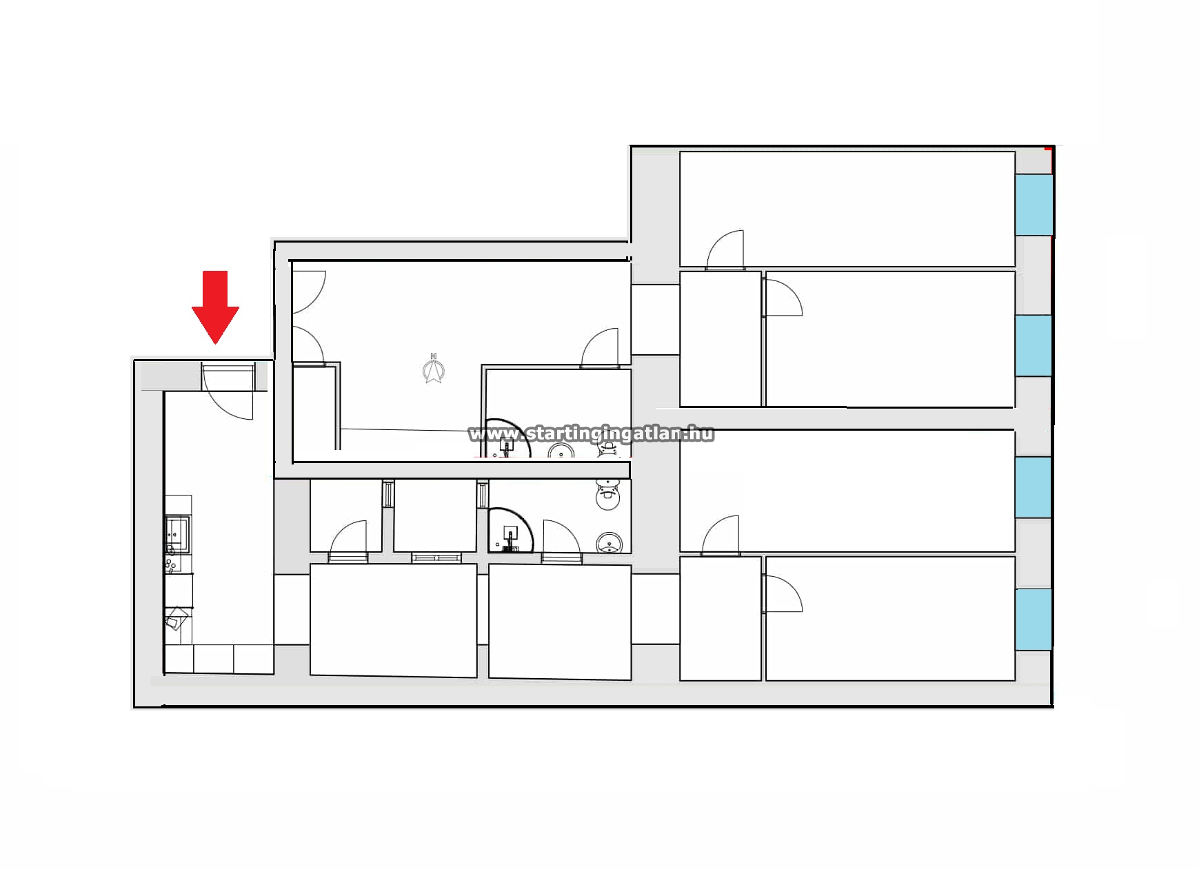 aaaaaaEladó Tégla lakás Budapest VIII. kerület