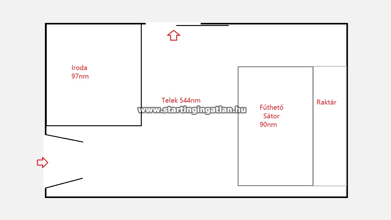 Eladó Ipari terület Budapest XV. kerület ingatlan alaprajz