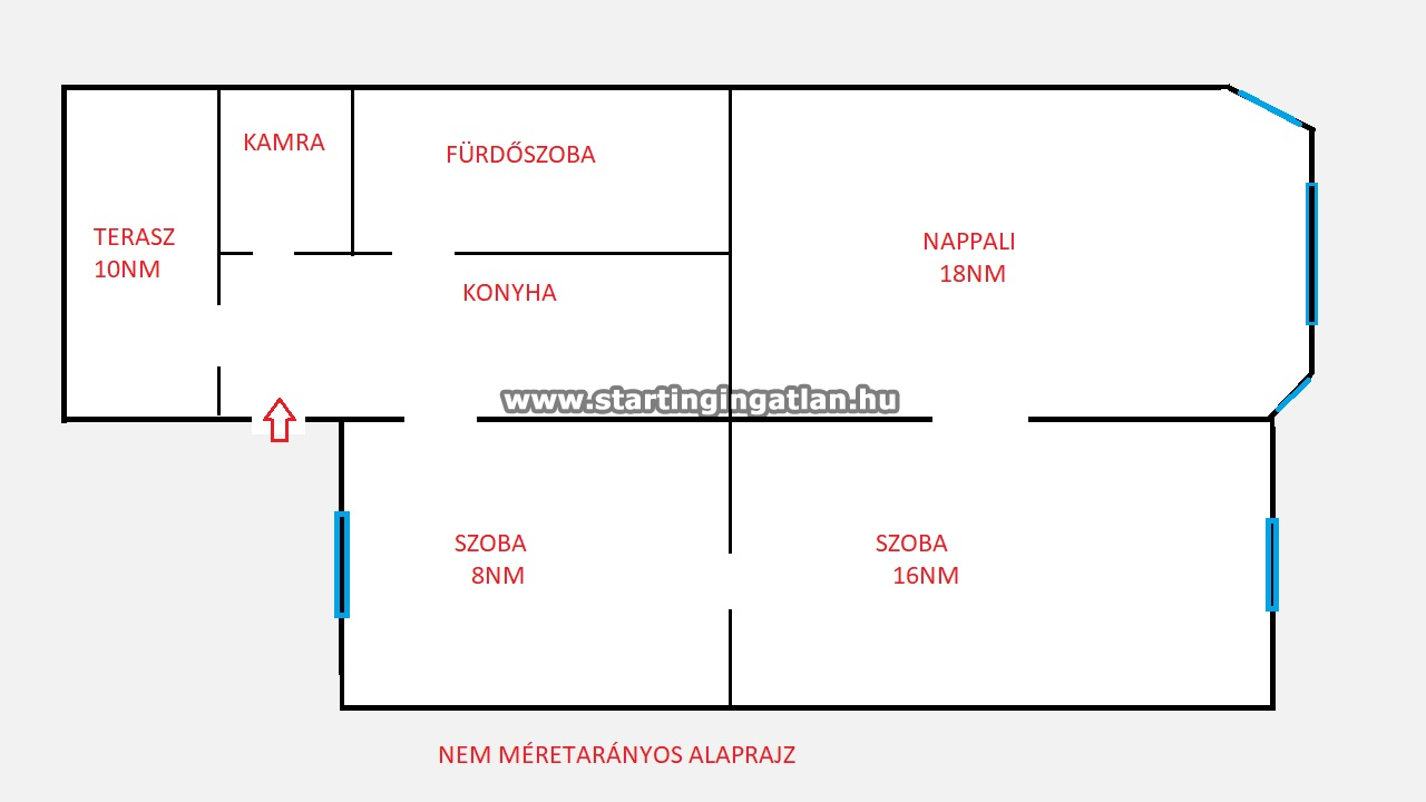 Eladó Családi ház Budapest XVI. kerület ingatlan alaprajz