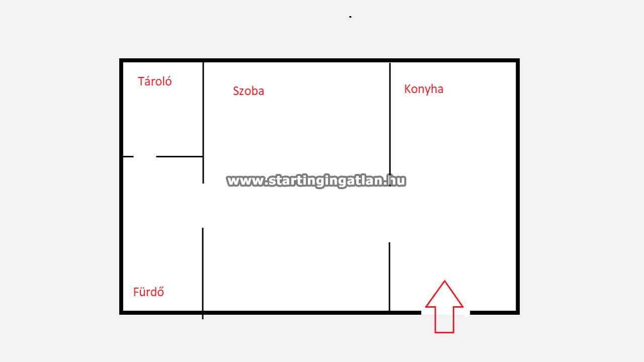 Eladó Tégla lakás Budapest XIII. kerület ingatlan alaprajz