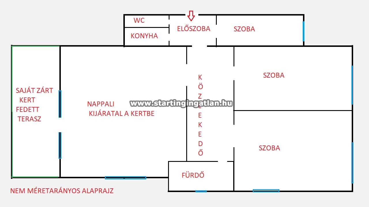 Eladó Tégla lakás Budapest XVI. kerület ingatlan alaprajz
