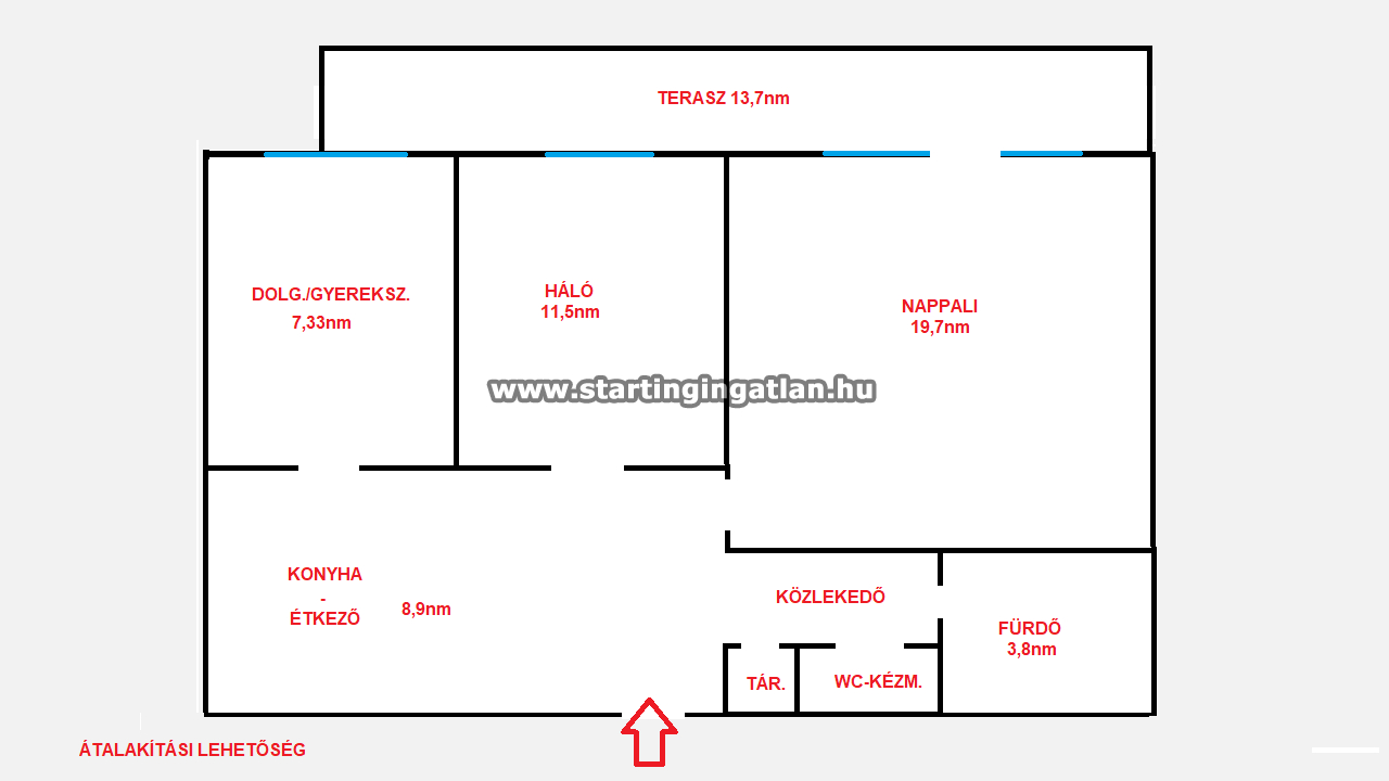 aaaaaaEladó Tégla lakás Budapest II. kerület