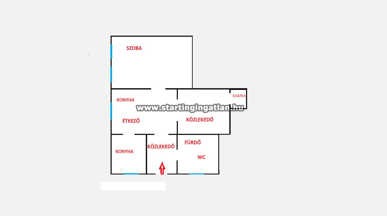 Eladó Ikerház Budapest XVIII. kerület ingatlan alaprajz