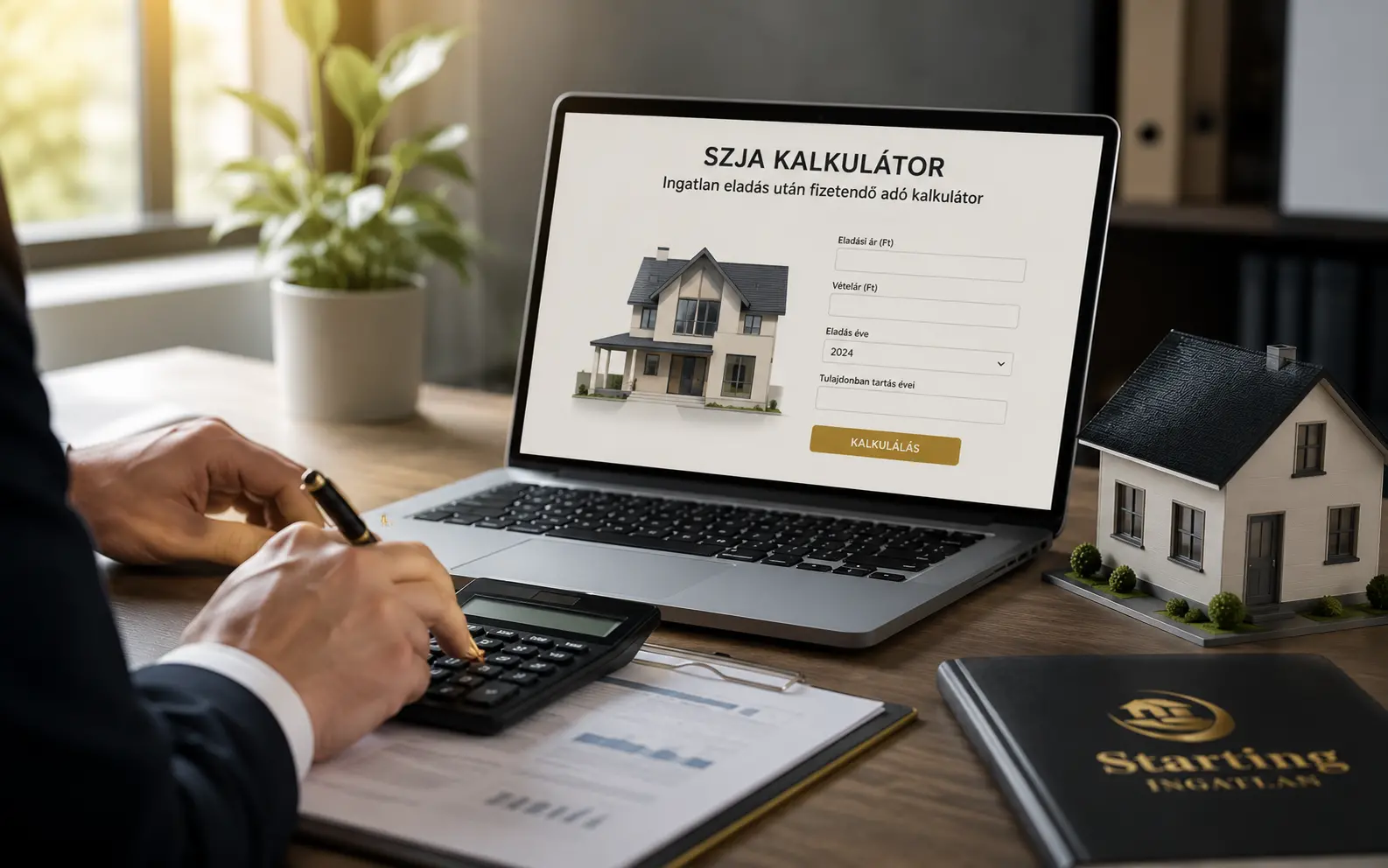 INGATLAN ELADÁS UTÁNI SZJA KALKULÁTOR 2026! borítókép